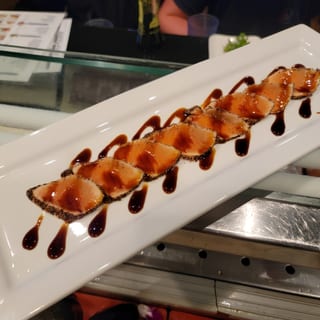 SA5-PEPPER SEARED SALMON CARPACCIO